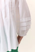 Leon & Harper blouse chimi pleat white